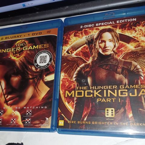 The Hunger Games filmer, på Blu-ray