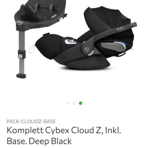 Cybex Cloud Z i-Size inkl. Base og nyfødtinnlegg