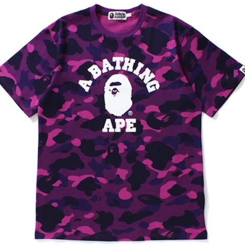 Lilla bape t-shorte