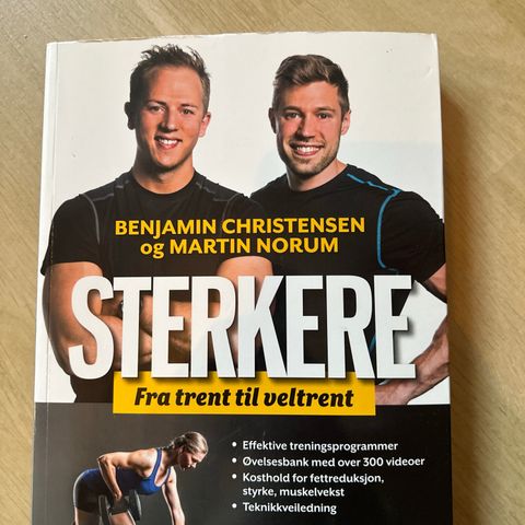 Sterkere, Treningsbok