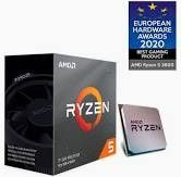 Ryzen 5 3600 Prosessor/CPU - 6 kjerner - 3.6 GHz - AMD Boks (med kjøler)