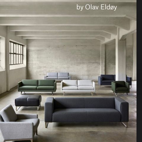 3- seter designer sofa, Hovden by Olav Eldøy, til salgs