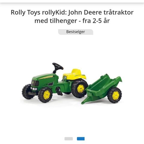 John Deere traktor for barn