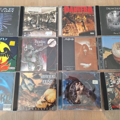 CD metal thrash death black prog