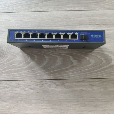 8x2.5G, 1x10G sfp+ unmanaged switch