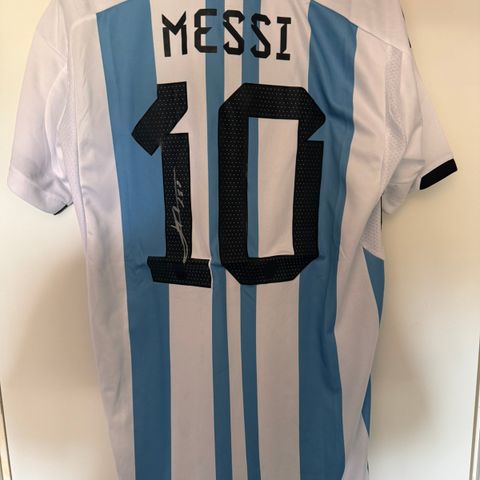 Lionel Messi Argentina signert jersy 2022-2023