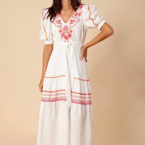 Hale Bob Lorna Long Linen dress