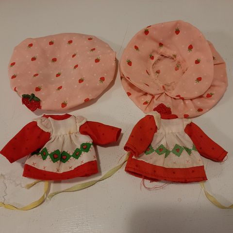 Strawberry Shortcake / Jordbær Matilde klær til dukker