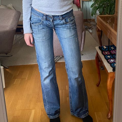 Vintage jeans med lavt liv