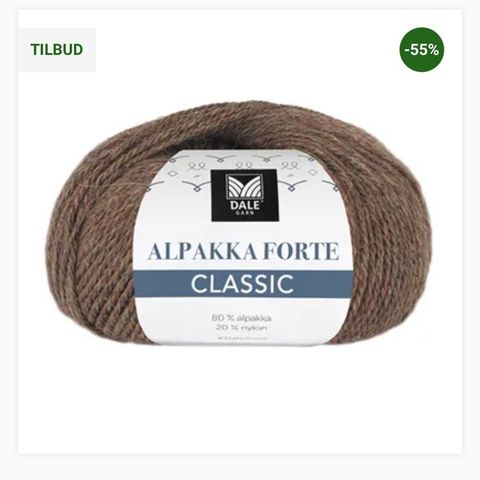 Dale Alpakka Forte Classic garn ønskes kjøpt