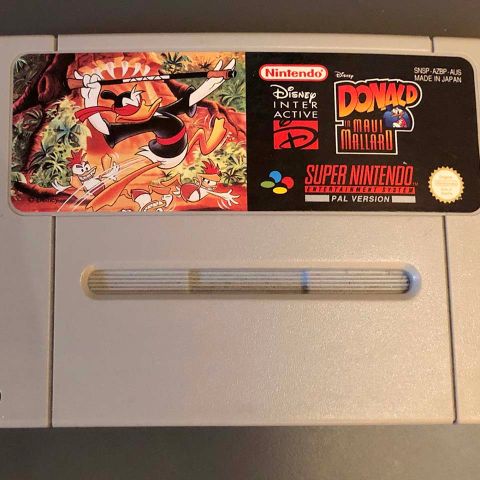 Donald in Maui Mallard Super Nintendo snes PAL