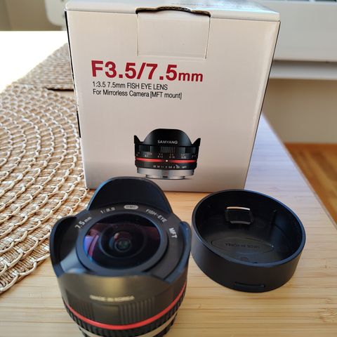 SAMYANG F3.5/7.5mm Fisheye MTF