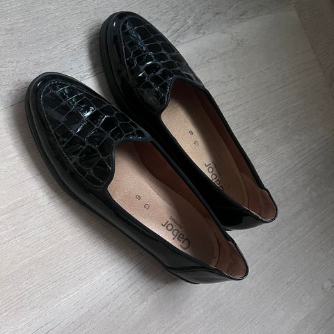 gabor svart loafer