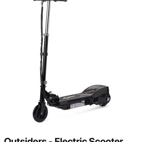 E-scooter - elektrisk sparkesykkel for barn 8-10 år