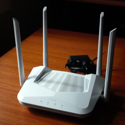 Som Ny superrask router - D-Link R15 EAGLE PRO AI AX1500 mesh-ruter