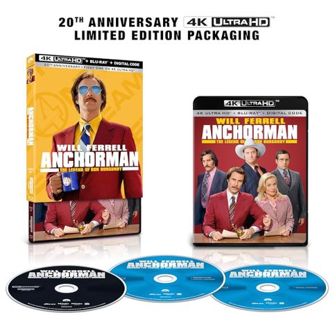 Anchorman: The Legend of Ron Burgundy - 4K Limited