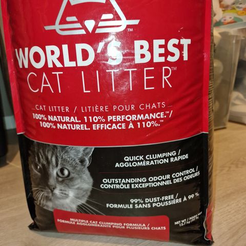 Superbillig Kattesand av mais/World's best cat litter neutral og lavendel