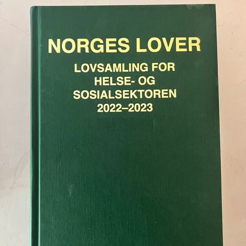 Norges lover osv