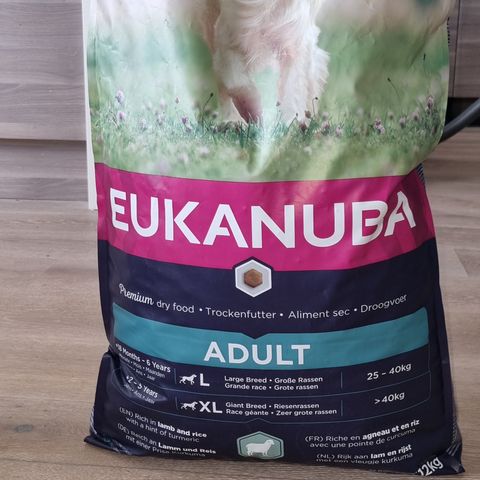 Eukanuba tørrfôr til hund 9.5 kilo