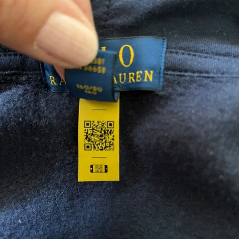 Polo Ralph Lauren (full zip navy blue) hettegenser