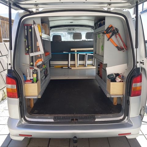 Vw t5 tool shelves