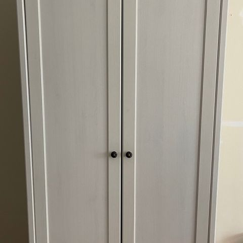 Wardrobe with 2 doors, white