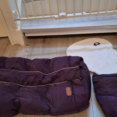 Vinterpose dun pose fra voksi med forlengerdel og vaskbar putetrekk