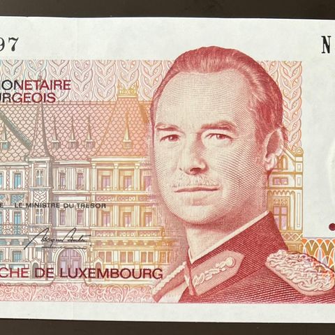 LUXEMBOURG. 100 FRANCS.  P-58. UNC