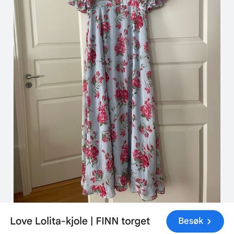 Nydelig kjole lang Love Lolita