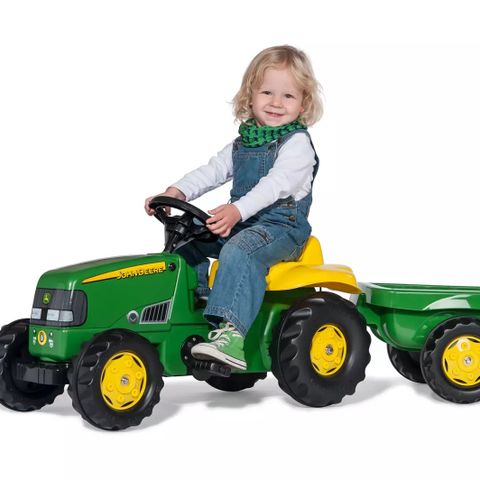 Rolly Toys Tråtraktor John Deere - RollyKid 2-5 år - ubrukt!