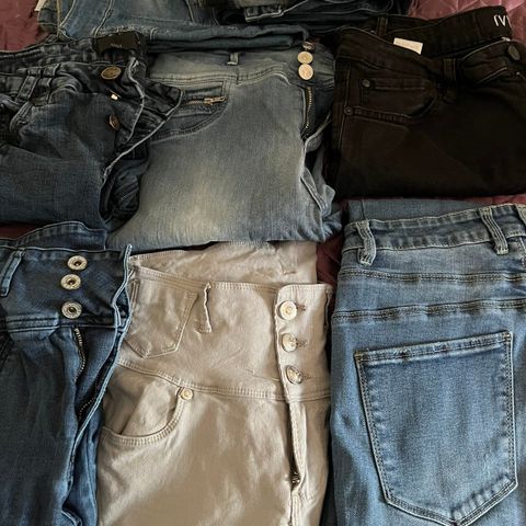 Jeans pakke for dame - Størrelse 38-40