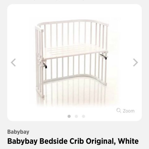 Babybay bedside crib