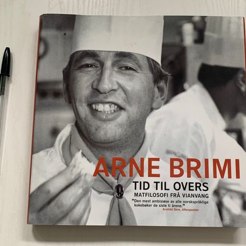 Kokebok av Arne Brimi selges