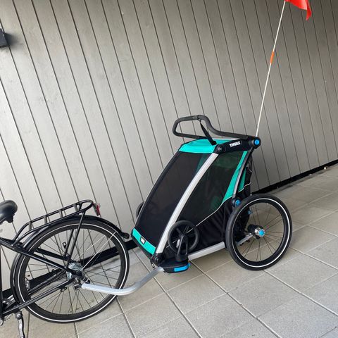 Thule chariot lite 2 med skisett