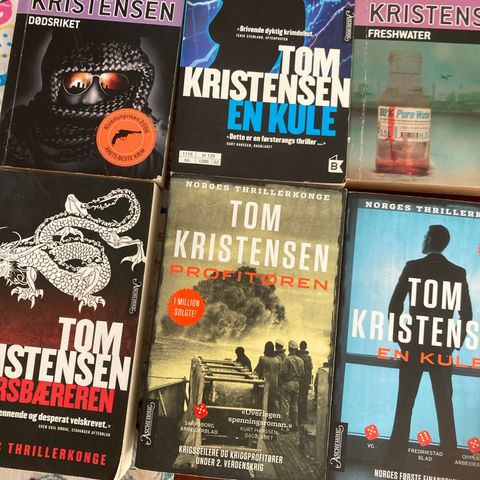 Tom Kristensen.  Pocket. Krim.  Kr 10 pr stk