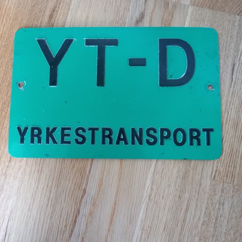 Skilt yrkestransport