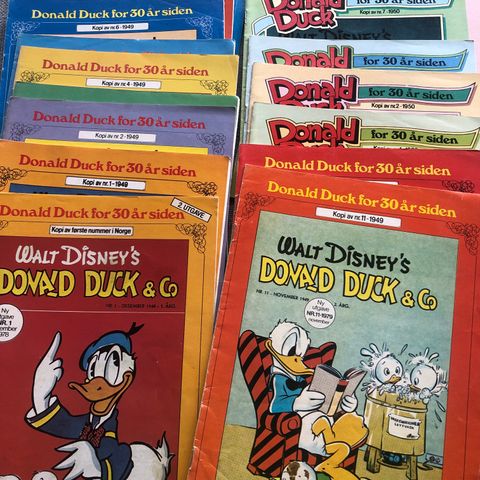 Donald Duck for 30 år siden