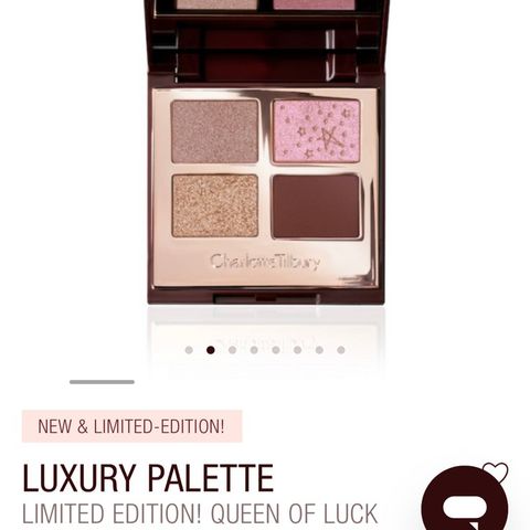 Uåpnet Luxury Eyeshadow Palette