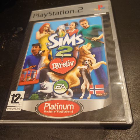 Sims 2 dyreliv PlayStation 2