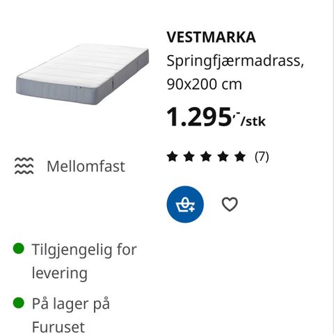 Blåkullen ikea seng