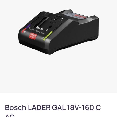 Bosch GAL 18v-160v