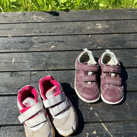 Viking goretex sko og adidas barnesko i str 27