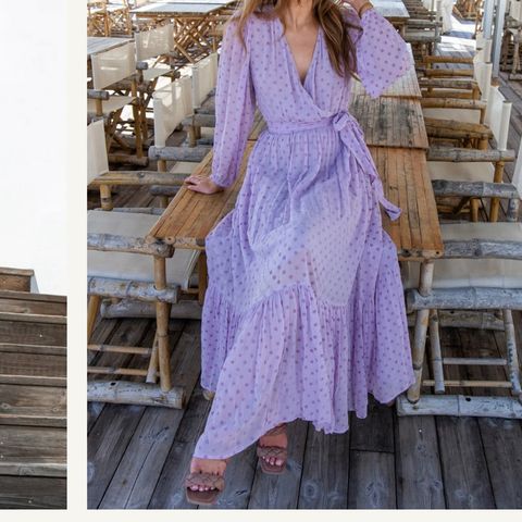 Ingrid Maxi Dress Lavender Miss Maya