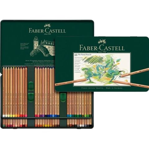 Faber Castell Pitt Pastel fargeblyanter, 60 stk.