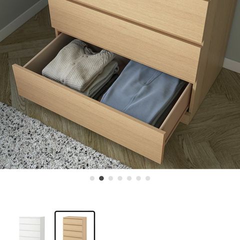 IKEA MALM Kommode 4 skuffer