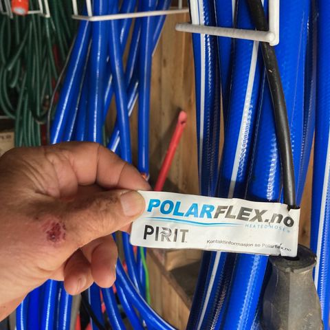 Polarflex frostfri slange selges,  reservert.