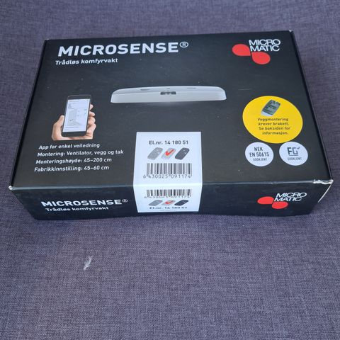 Micro Matic MicroSense komfyrvakt 1418051 (hvit)