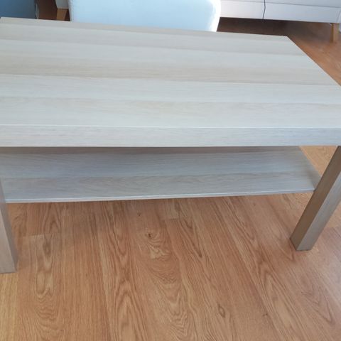 LACK Bord, hvitbeiset eikemønster, 90x55 cm.IKEA
