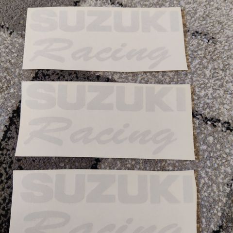 Klistremerke mc til Suzuki Racing