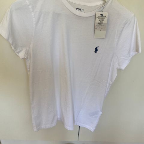 NY HVIT KLASSISK TEE T-SHIRT RALPH LAUREN